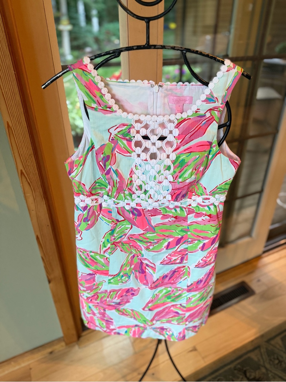 Lilly Pulitzer In The Vias Rosie Sleeveless Lined Shift Dress (Pink Label) Sz 6